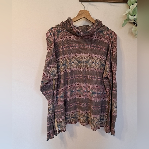 Women's Fashion Pull Over Cowl Neck Long Sleeve Sweater Large - Picture 3 of 6